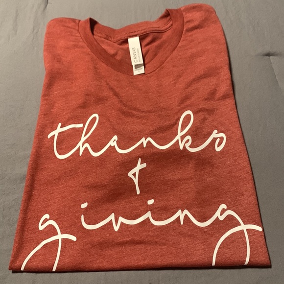 Bella Canvas “Thanks & Giving” Tee, NEW, Size Small - Picture 7 of 7